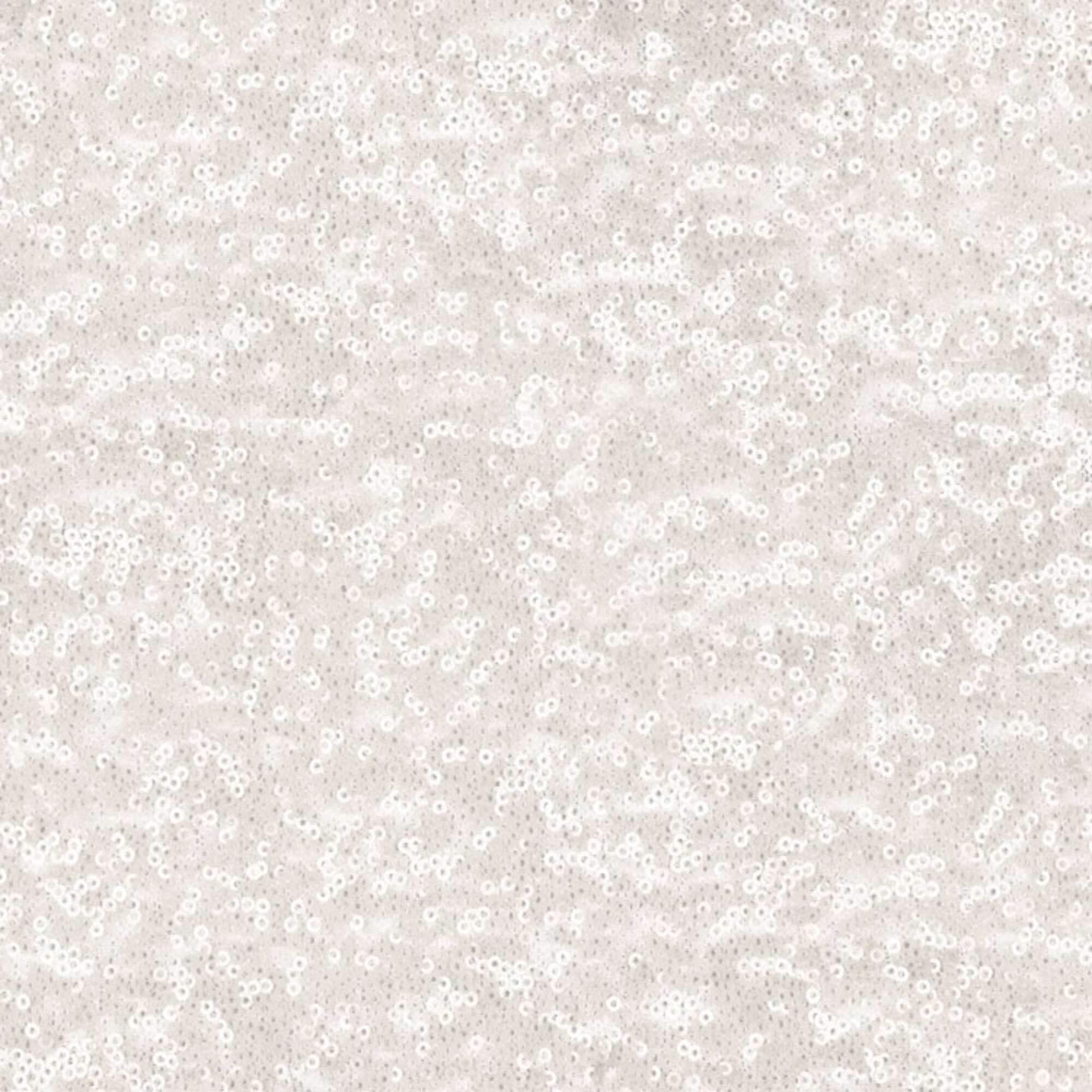 White Glitz Sequin